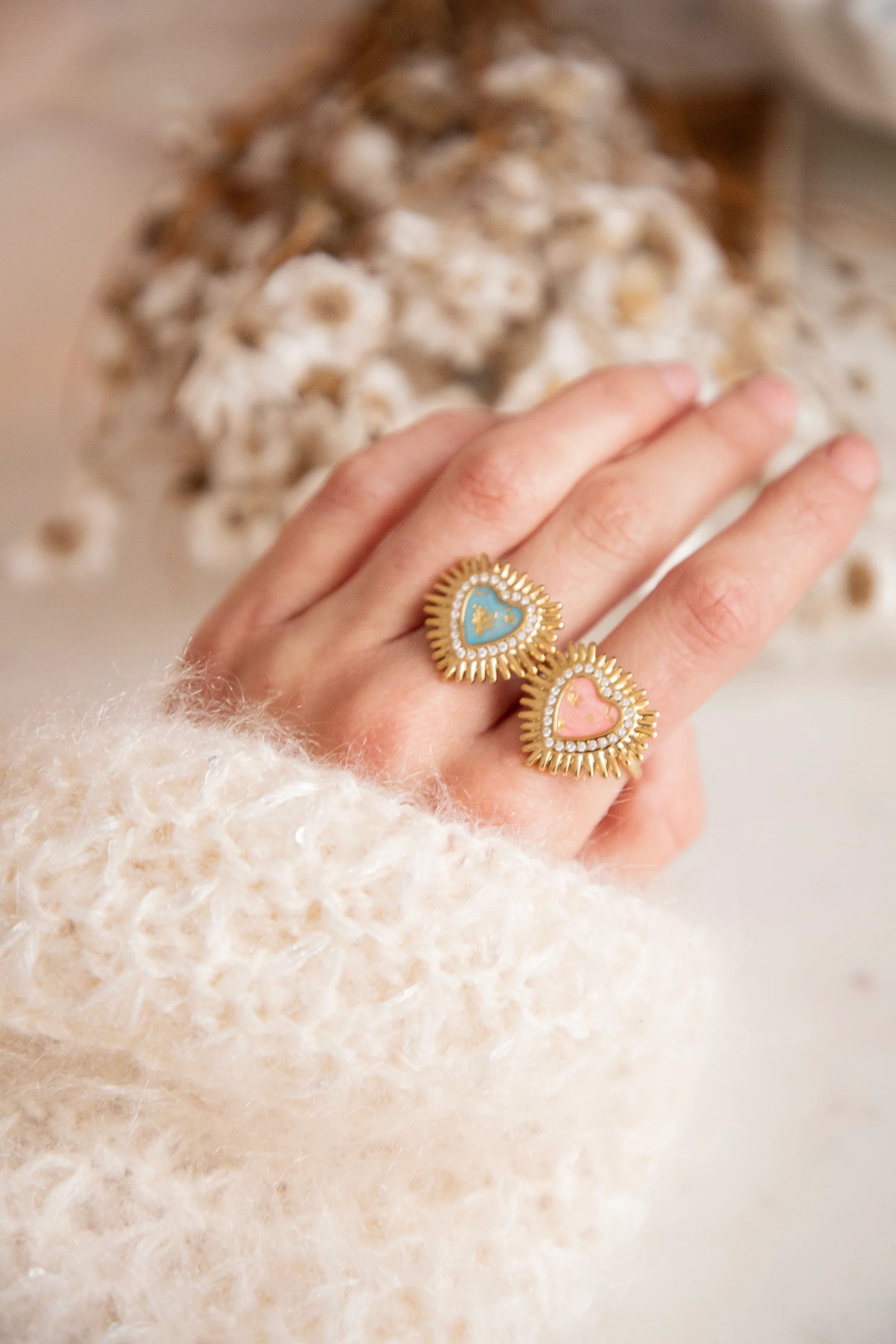 Love Eternity Blue/Gold - Ring - Image 3