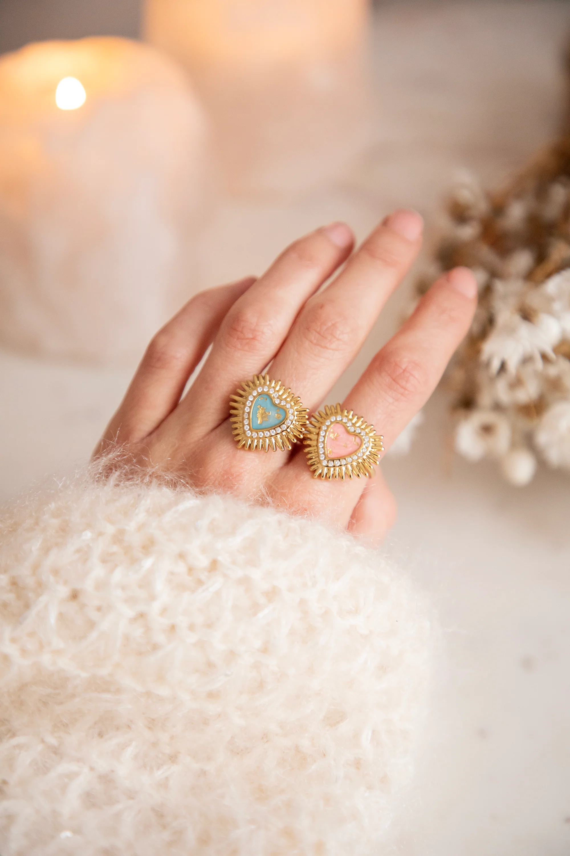 Love Eternity Blue/Gold - Ring - Image 5