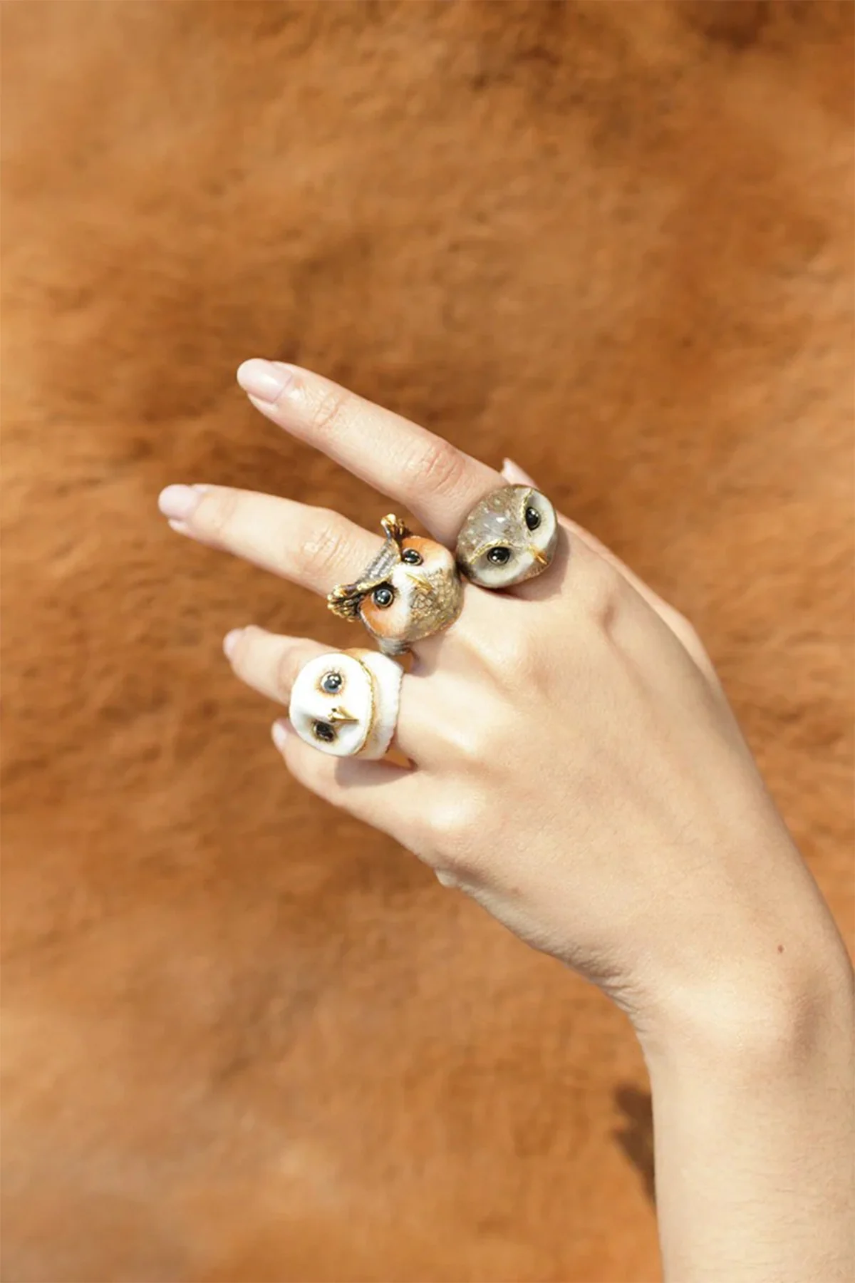 Lucky Owl White - Ring - Image 13