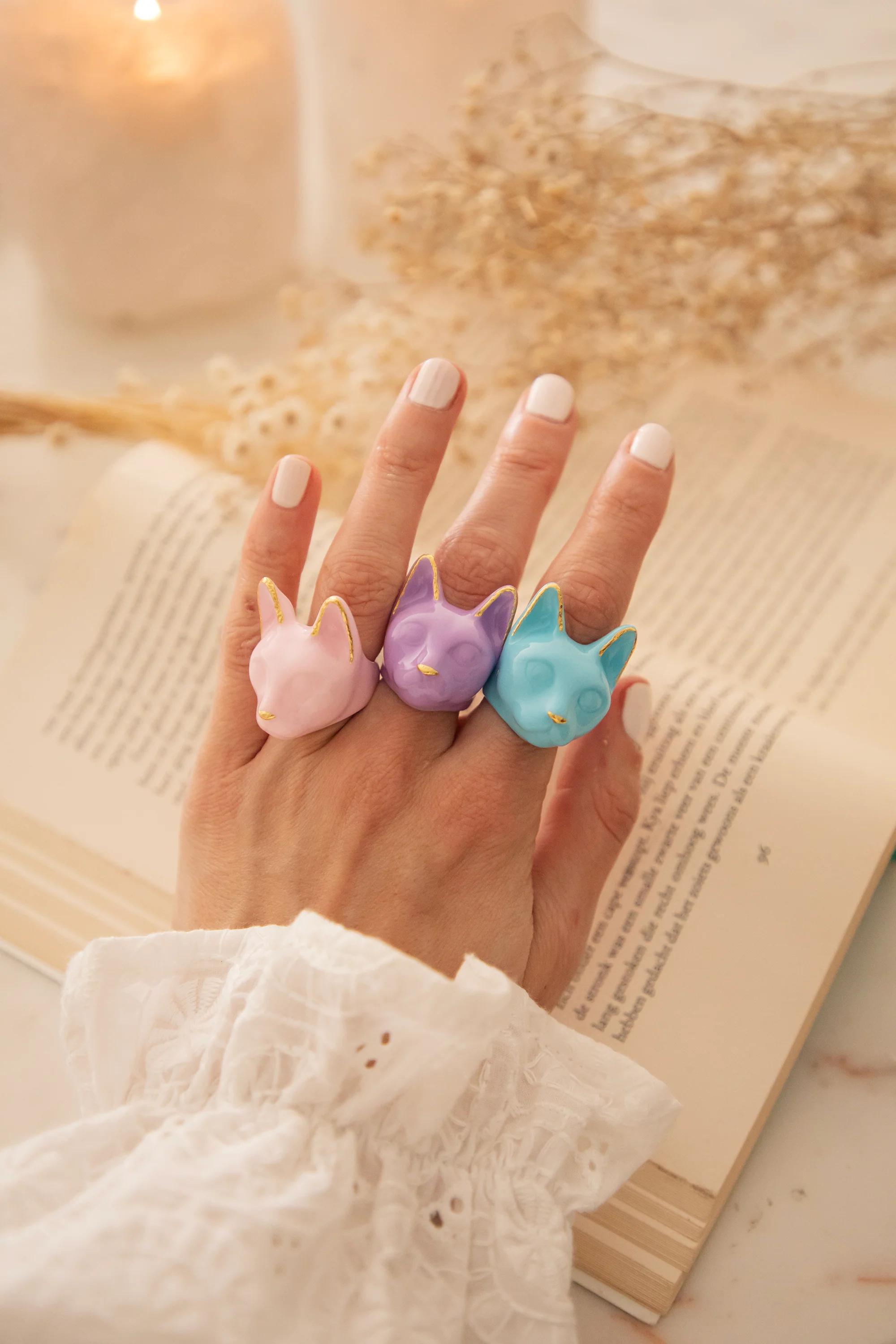 Maew Cat Blue - Ring - Image 5