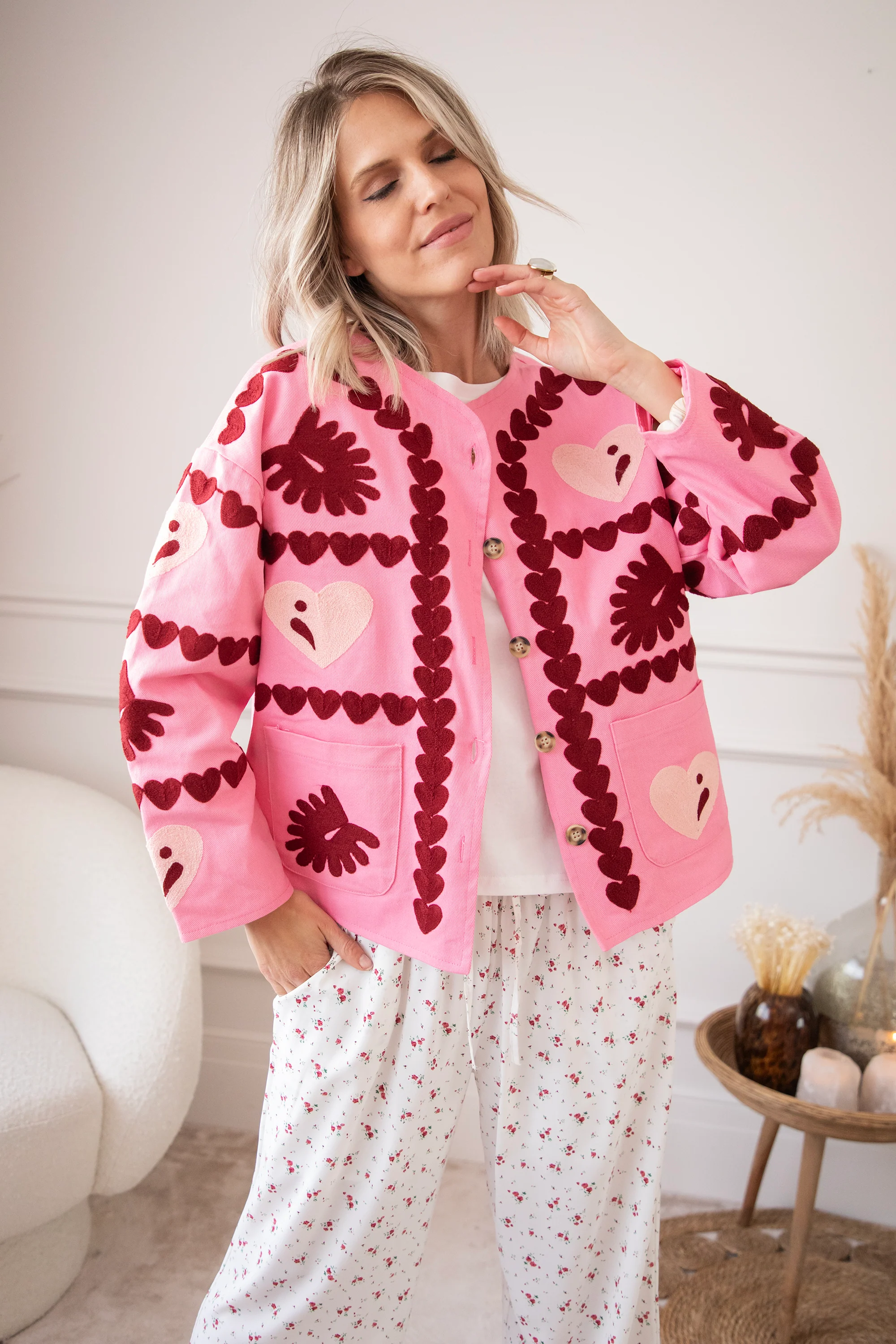 Sweetheart  Hot Pink - Jacket - Image 3