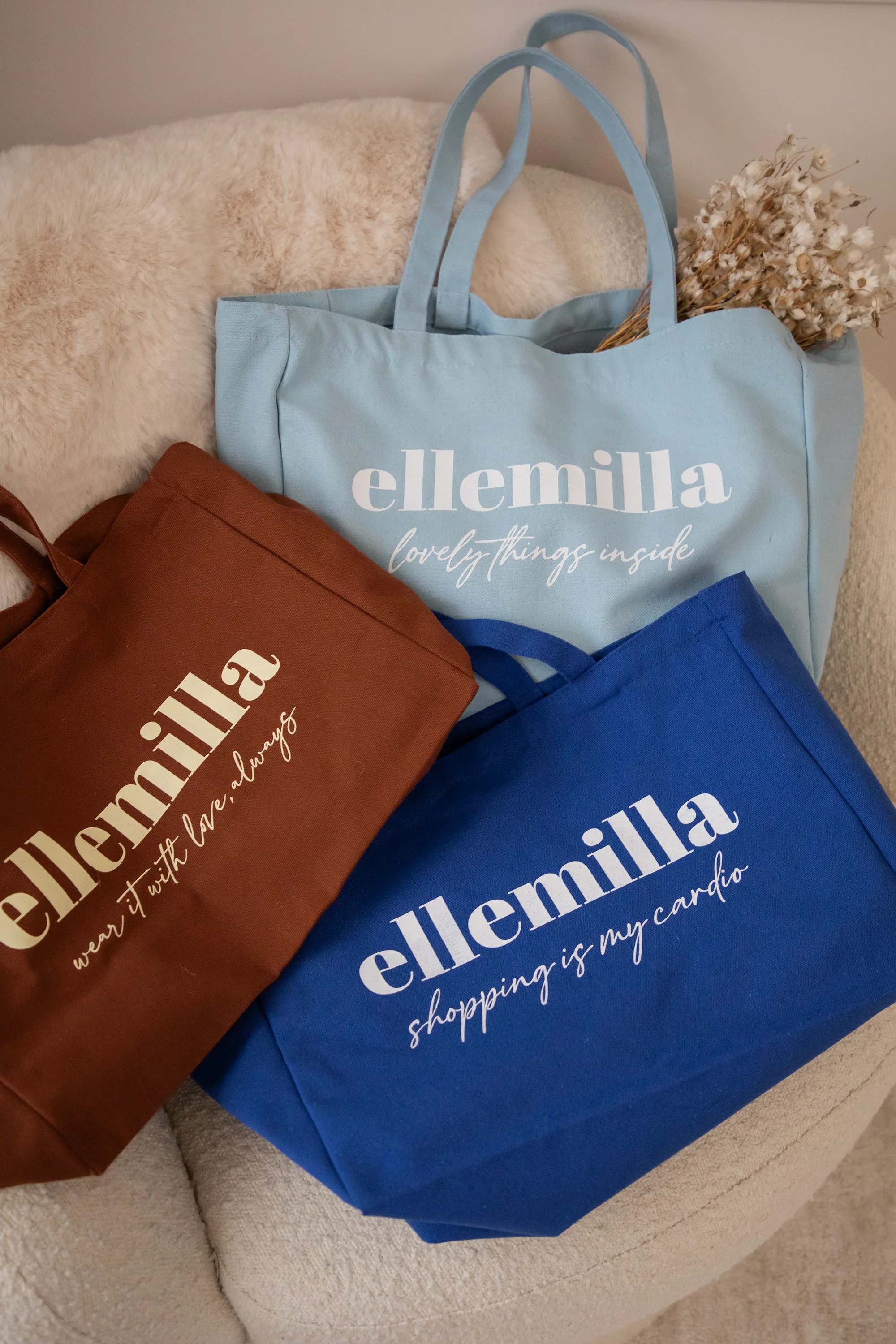 With Love, Always Brown - Canvas Tas - Image 9